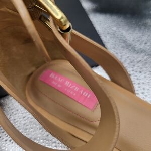 Isaac Mizrahi Women's 81/2 Tan And Black Sandals